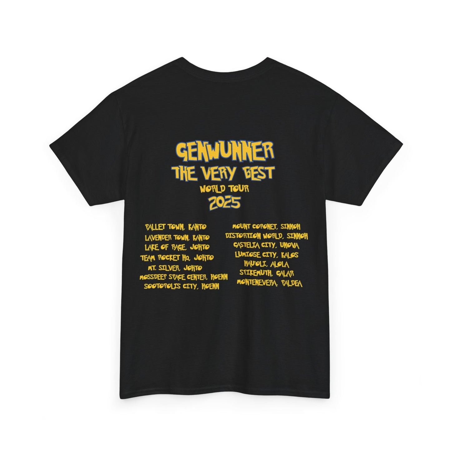 THE VERY BEST WORLD TOUR T-SHIRT